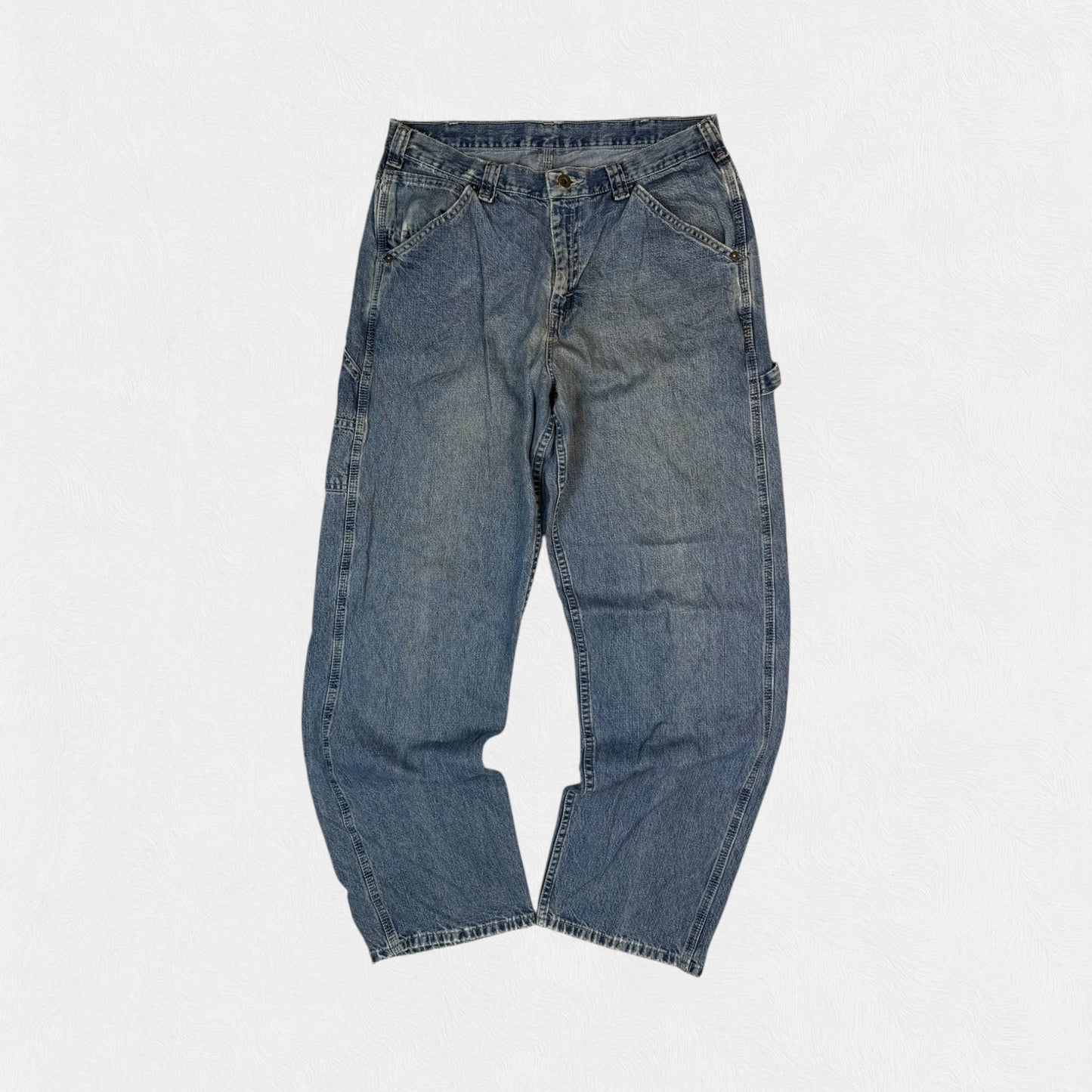 Vintage Lee dungarees baggy carpenter jeans (W34)