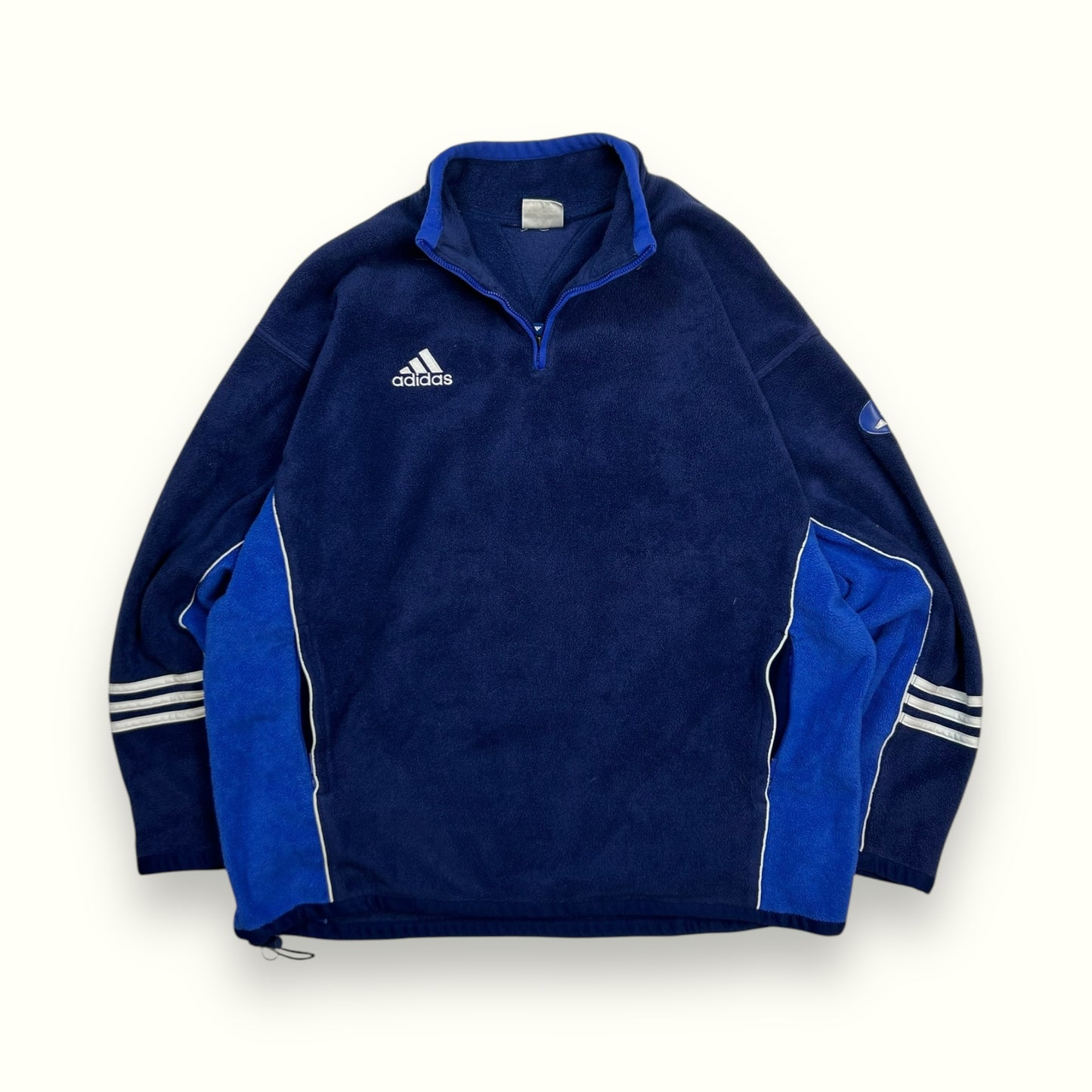 Vintage 90s Adidas quarter zip fleece (XL)