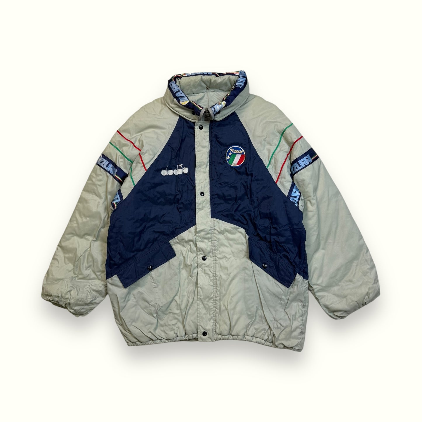 Vintage Italy 1986 Diadora football jacket (L)