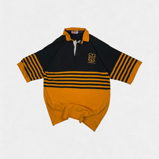 Vintage 80s Taranaki Cotton oxford rugby union shirt (L)