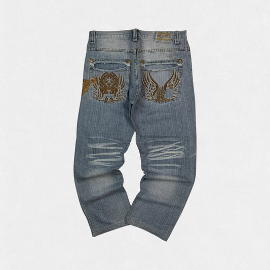Vintage Miskeen baggy hip hop jeans (W36)