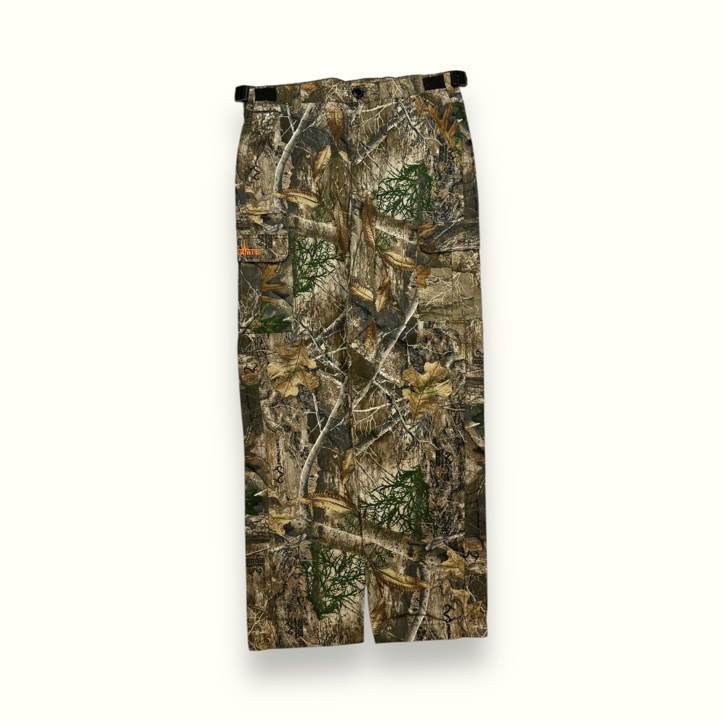 Real tree camo baggy cargo pants (W34)