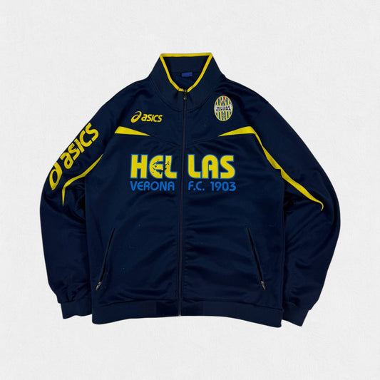 Vintage Hellas Verona 2007/08 Asics football track jacket (L)