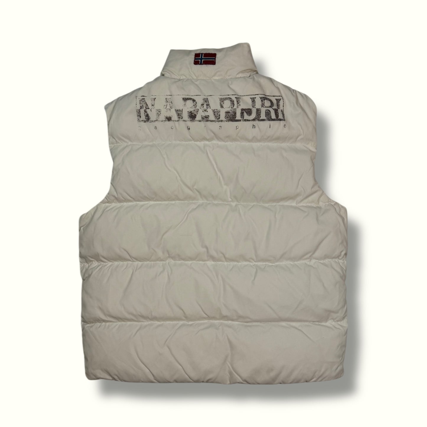 Vintage Napapijri gilet puffer jacket (S)