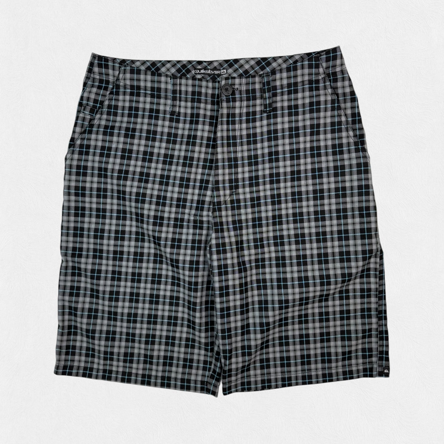 Vintage Quiksilver baggy checkered shorts (W34)