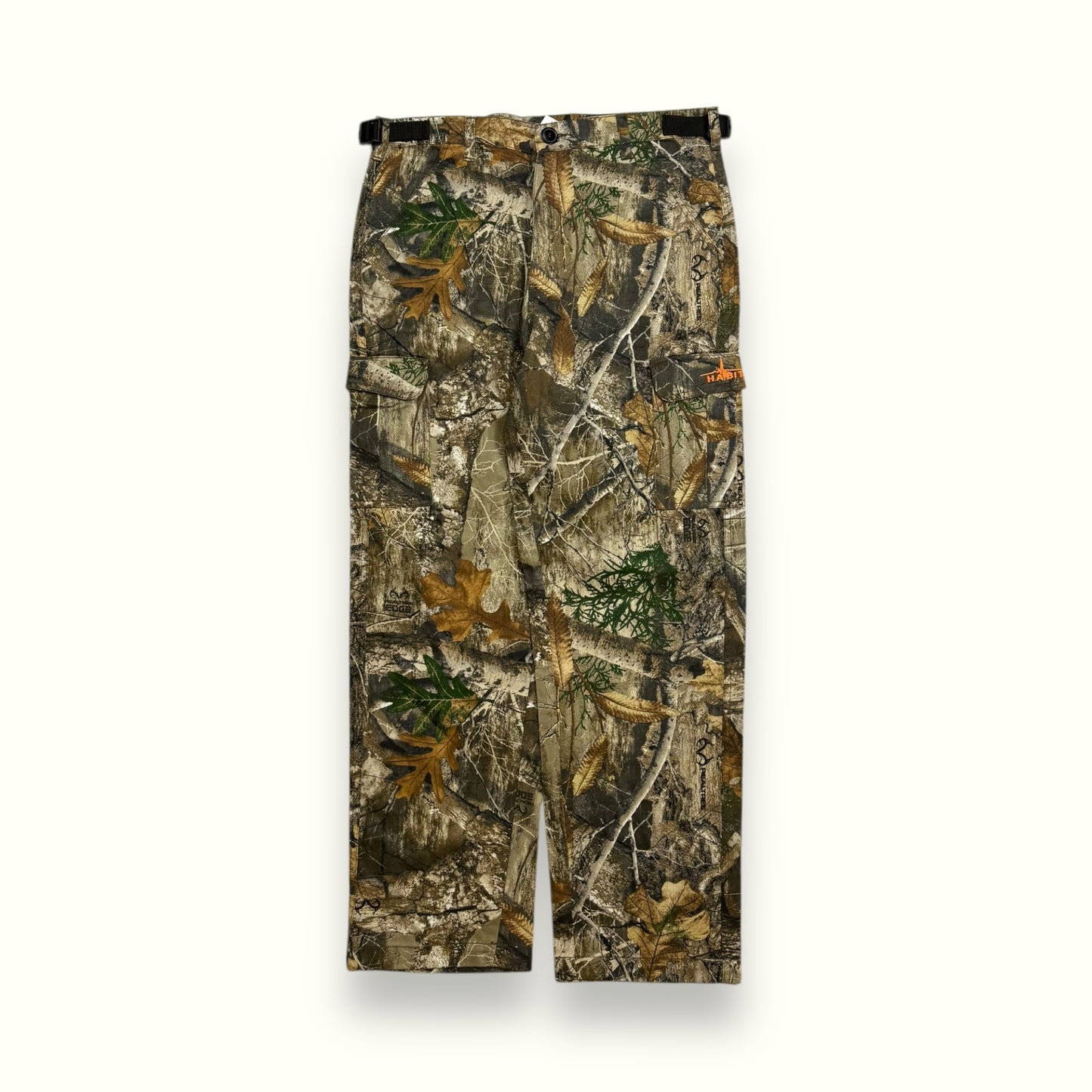 Real tree camo baggy cargo pants (W34)