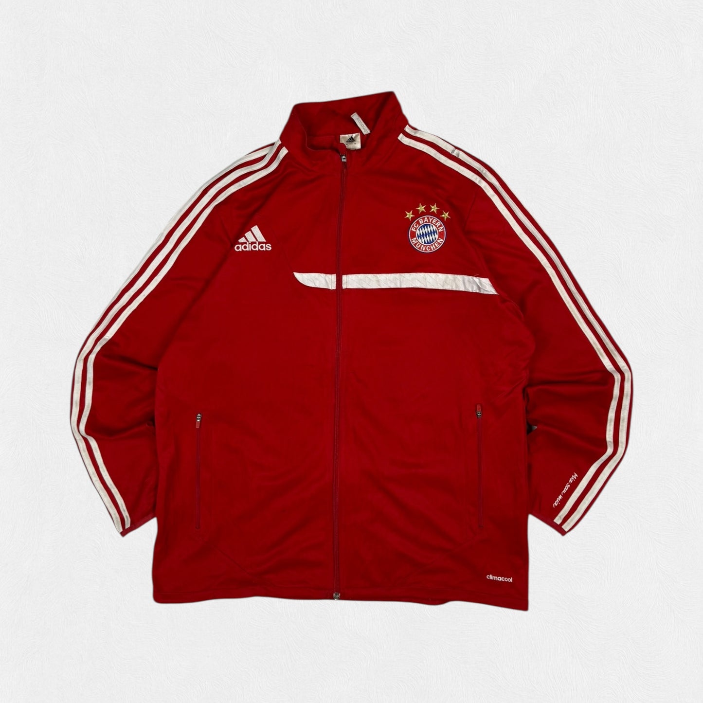 Bayern Munich 2013/14 Adidas football track jacket (XL)