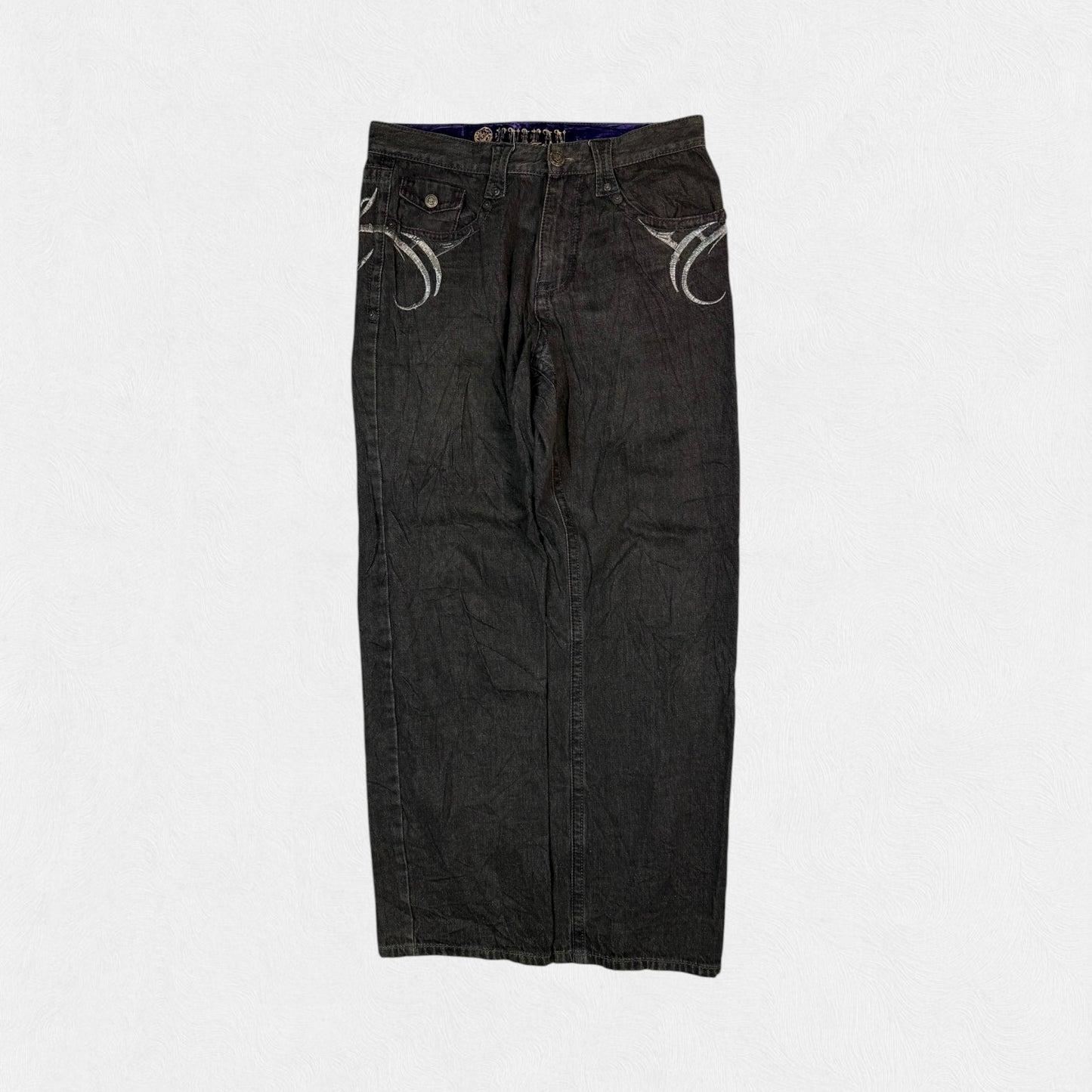 Vintage Y2K baggy hip hop jeans (W34)