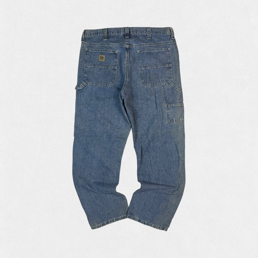 Vintage Lee dungarees baggy carpenter jeans (W36)