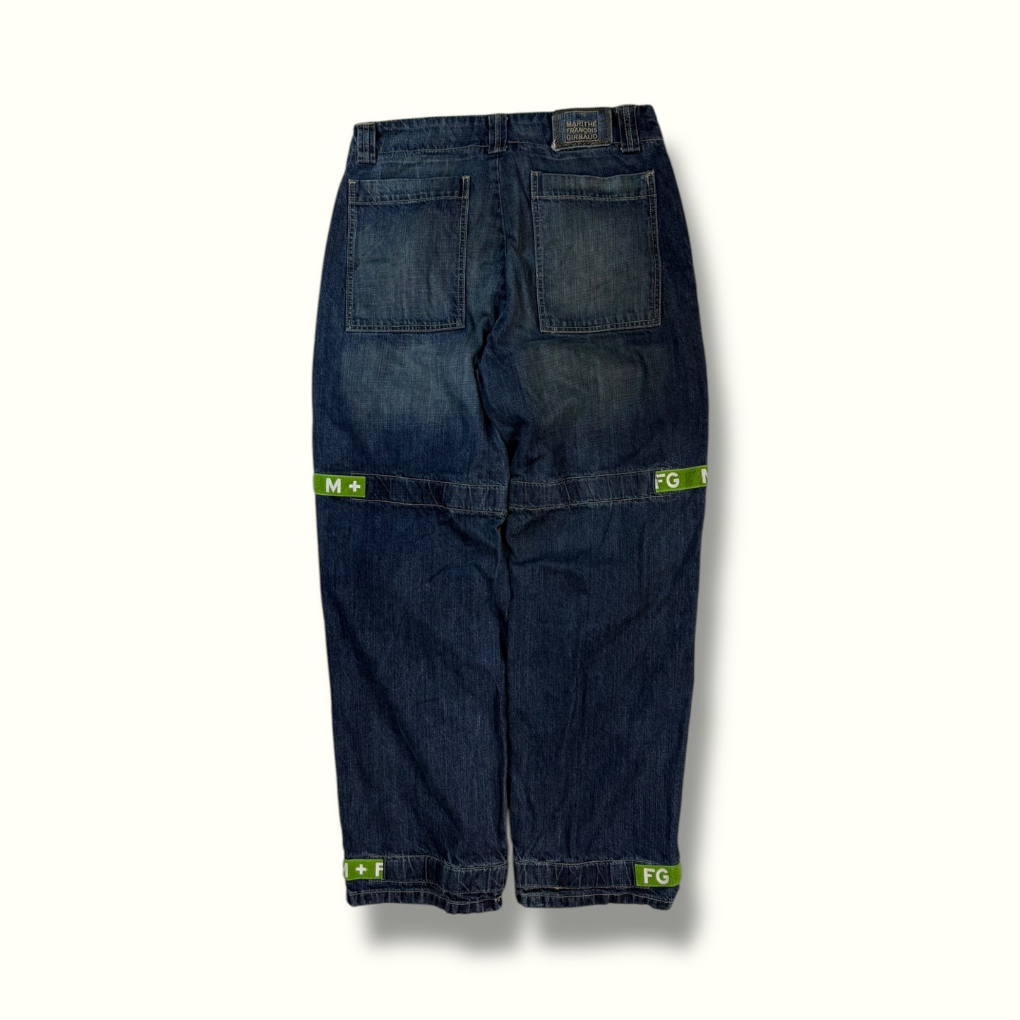 Vintage Marithe + Francois Girbaud baggy cargo jeans (W34)