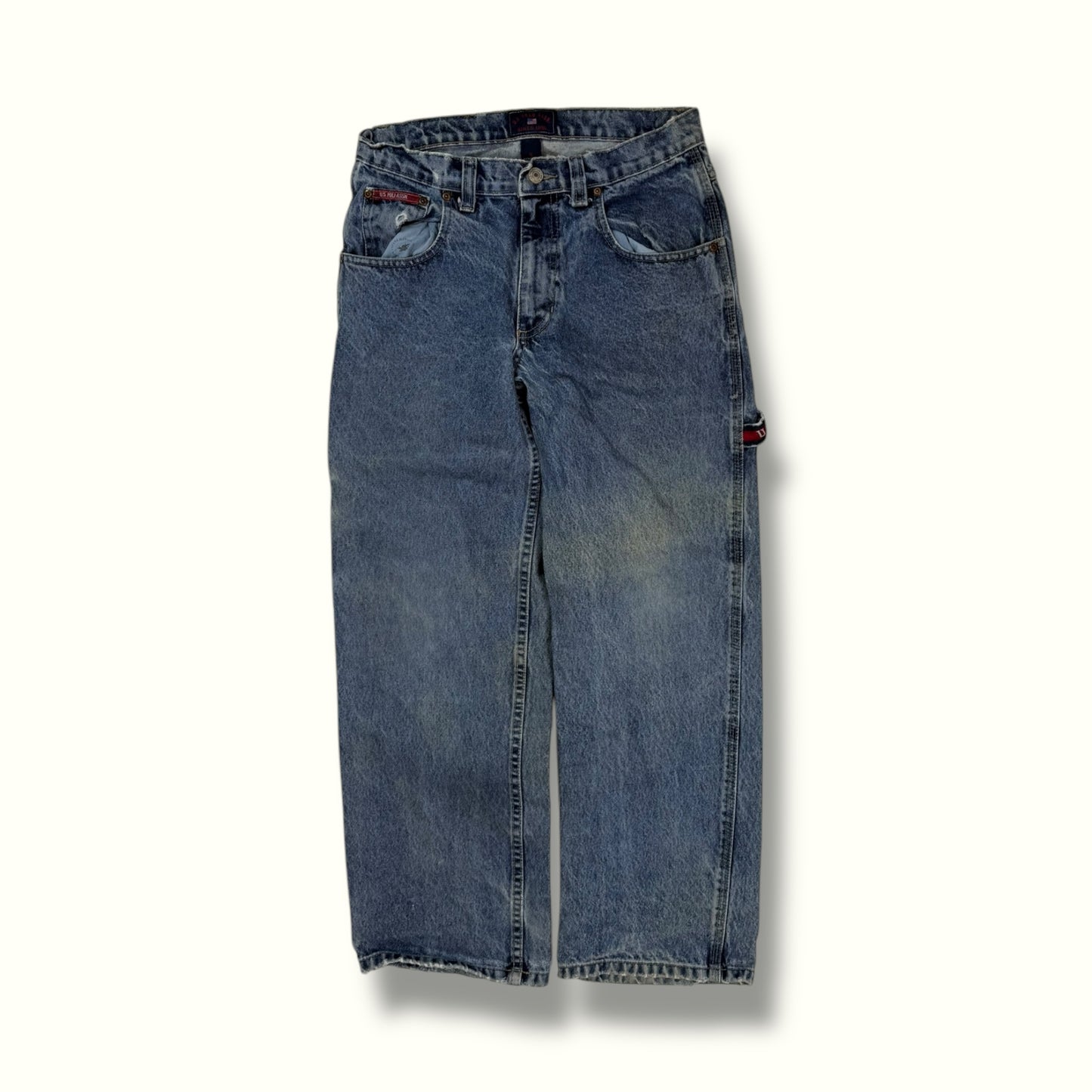 Vintage US Polo ASSN baggy carpenter jeans (W28)