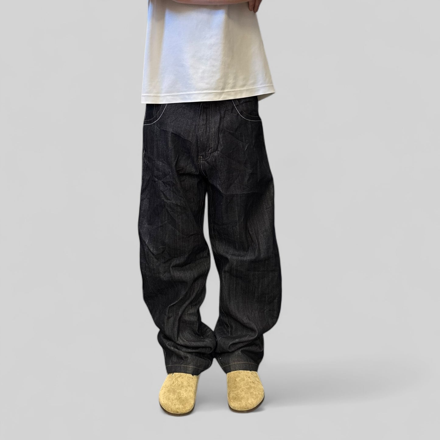 Vintage baggy hip hop denim jeans (W36)