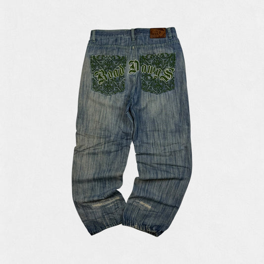 Vintage Y2K baggy hip hop jeans (W38)