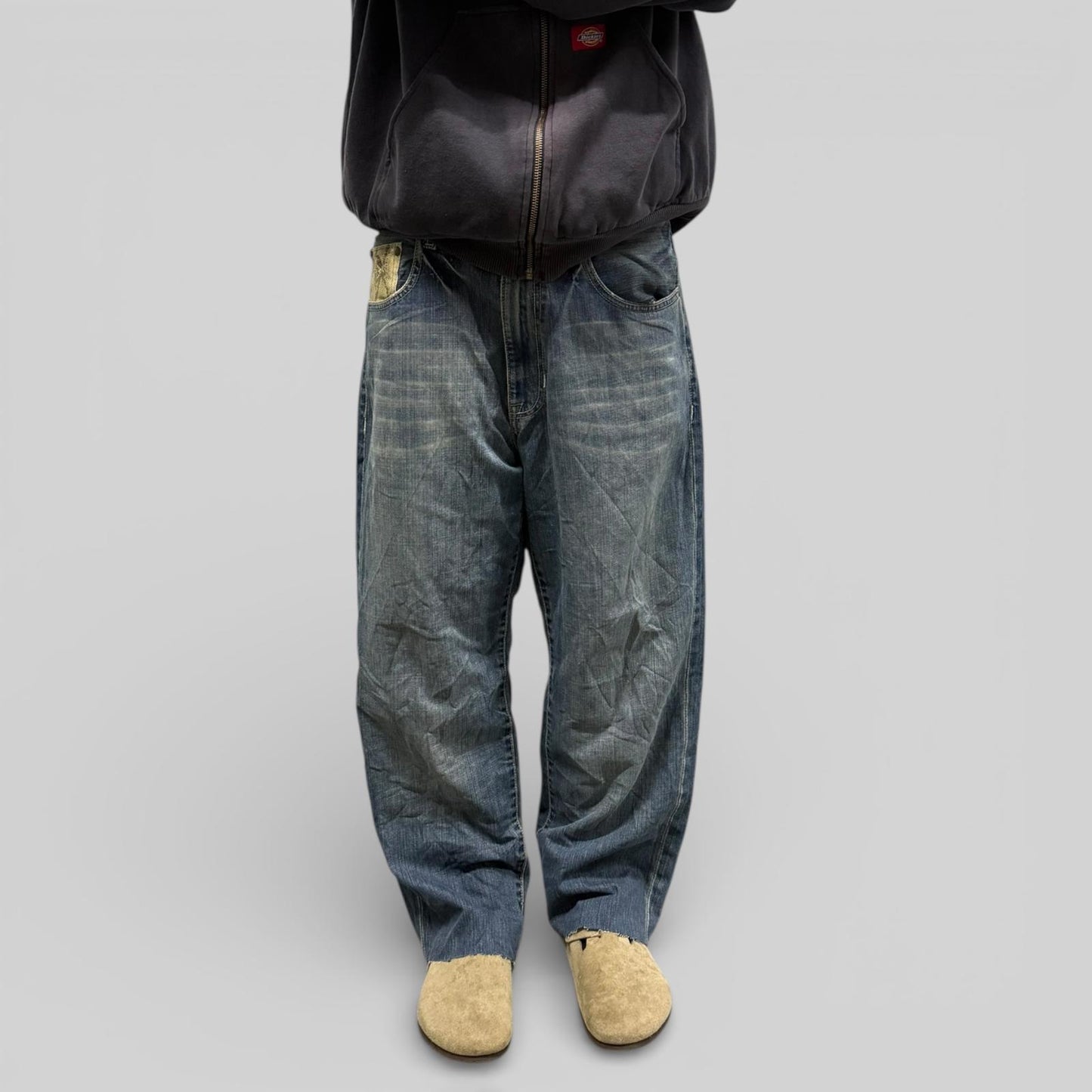 Vintage Ecko Unltd baggy skull hip hop Jeans (W33)