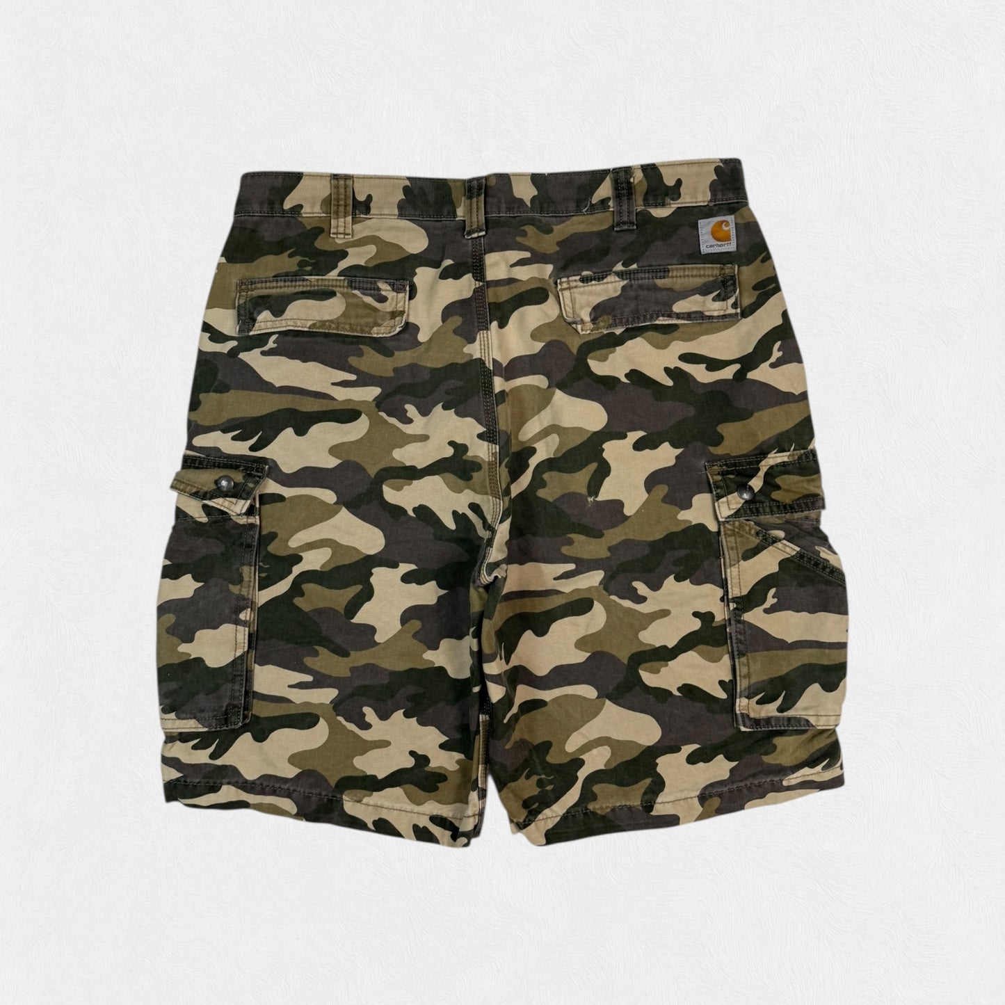 Carhartt WIP camouflage baggy cargo shorts (W38)