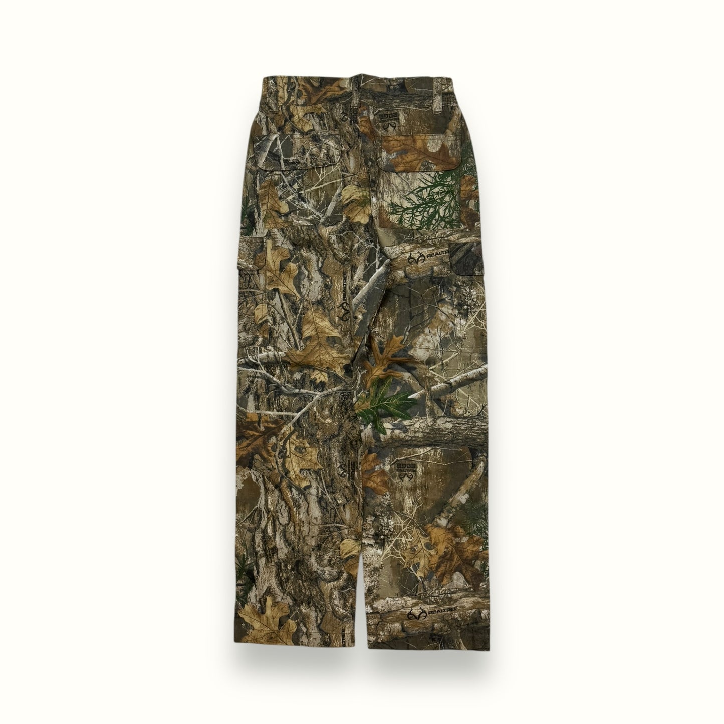 Real tree camo baggy cargo pants (W28)