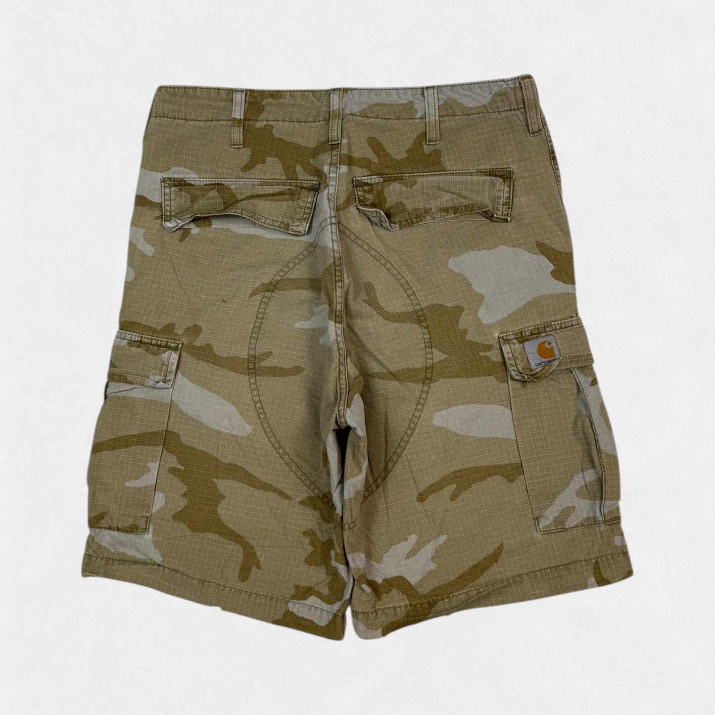 Carhartt aviation ripstop baggy camouflage cargo shorts (W30)