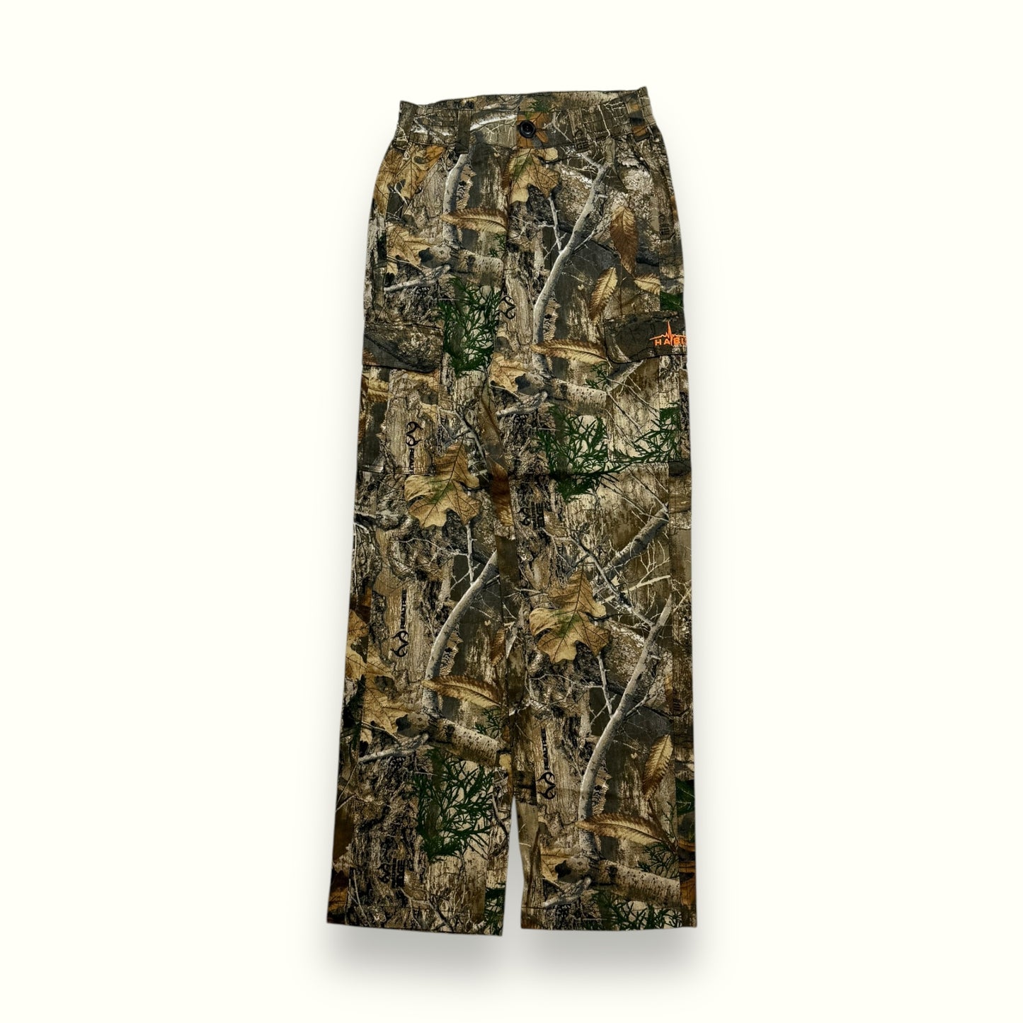 Real tree camo baggy cargo pants (W28)