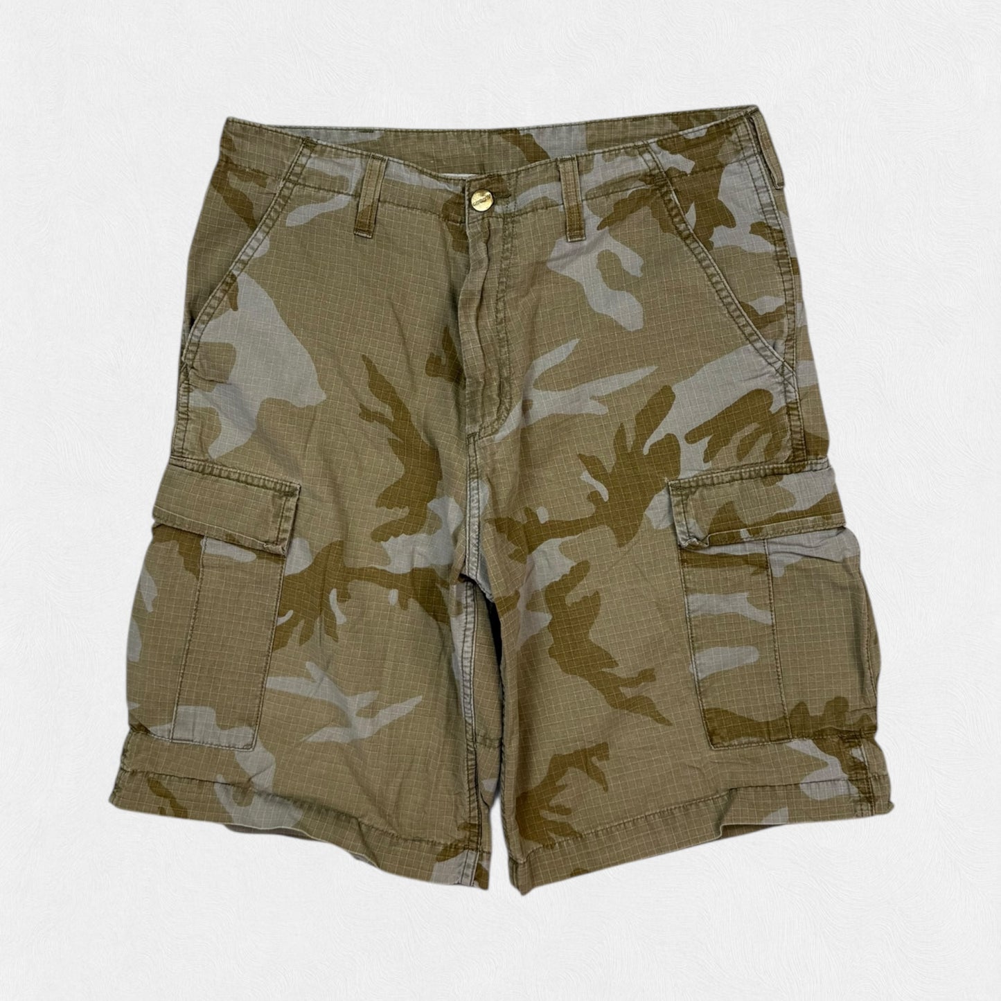 Carhartt aviation ripstop baggy camouflage cargo shorts (W30)