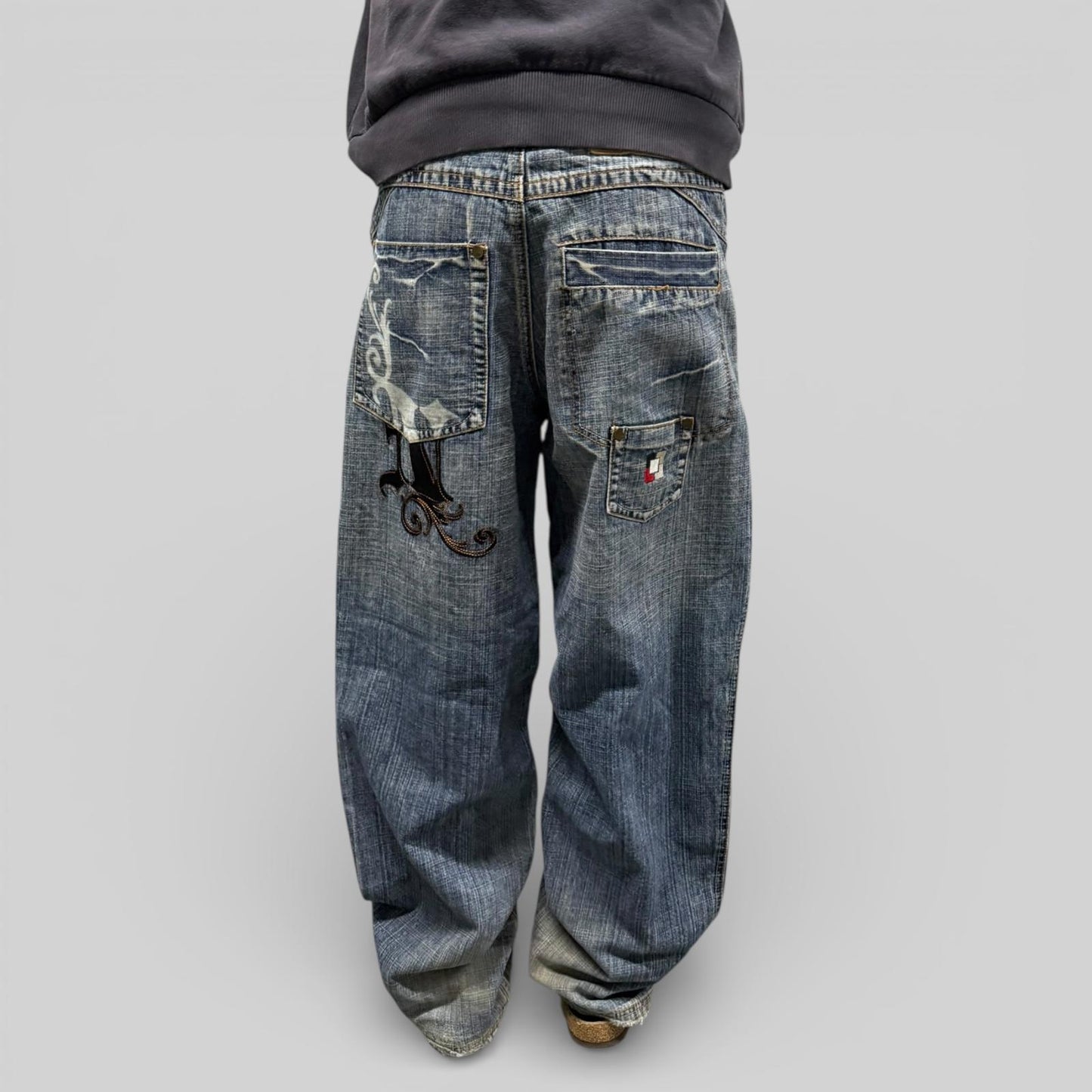 Vintage Notorious BIG baggy hip hop Jeans (W34)