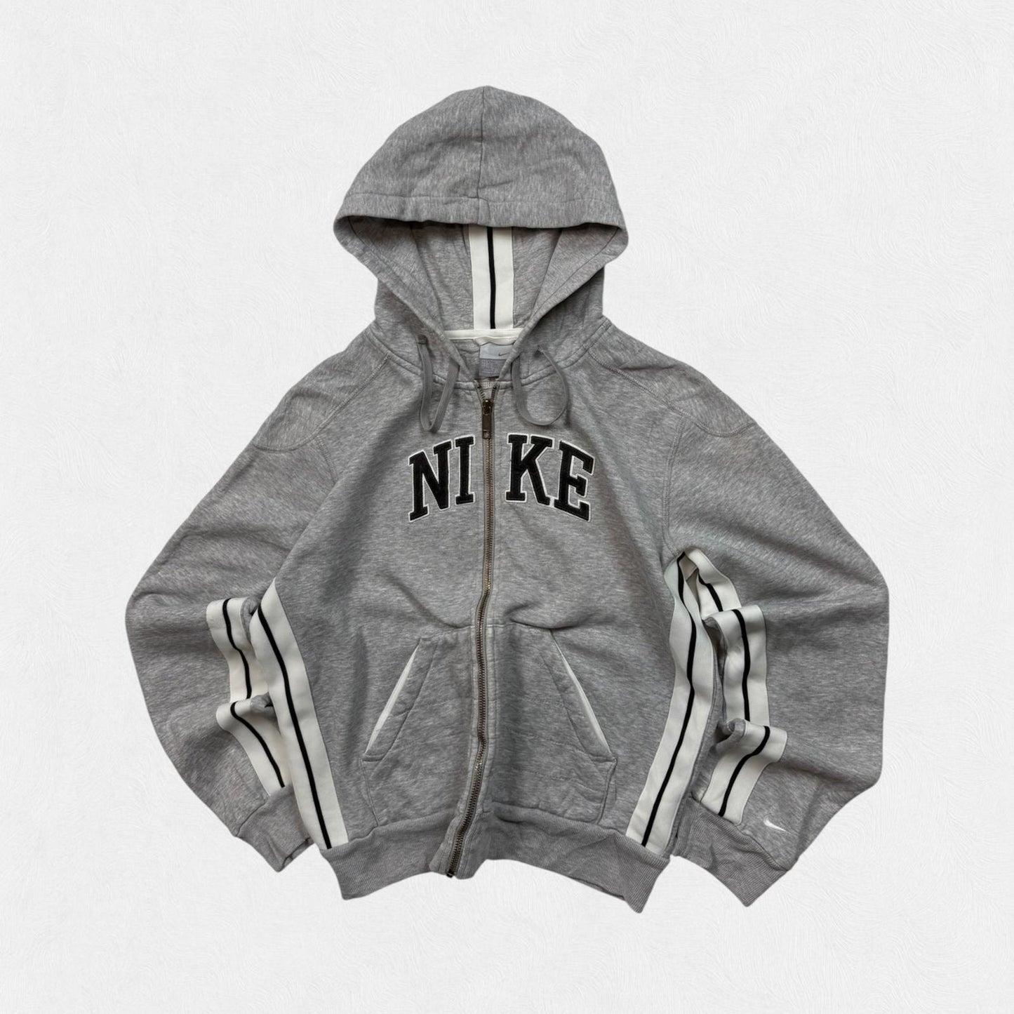 Vintage Nike spell out zip up hoodie (WL)
