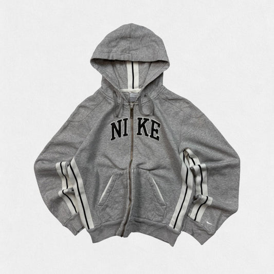 Vintage Nike spell out zip up hoodie (WL)