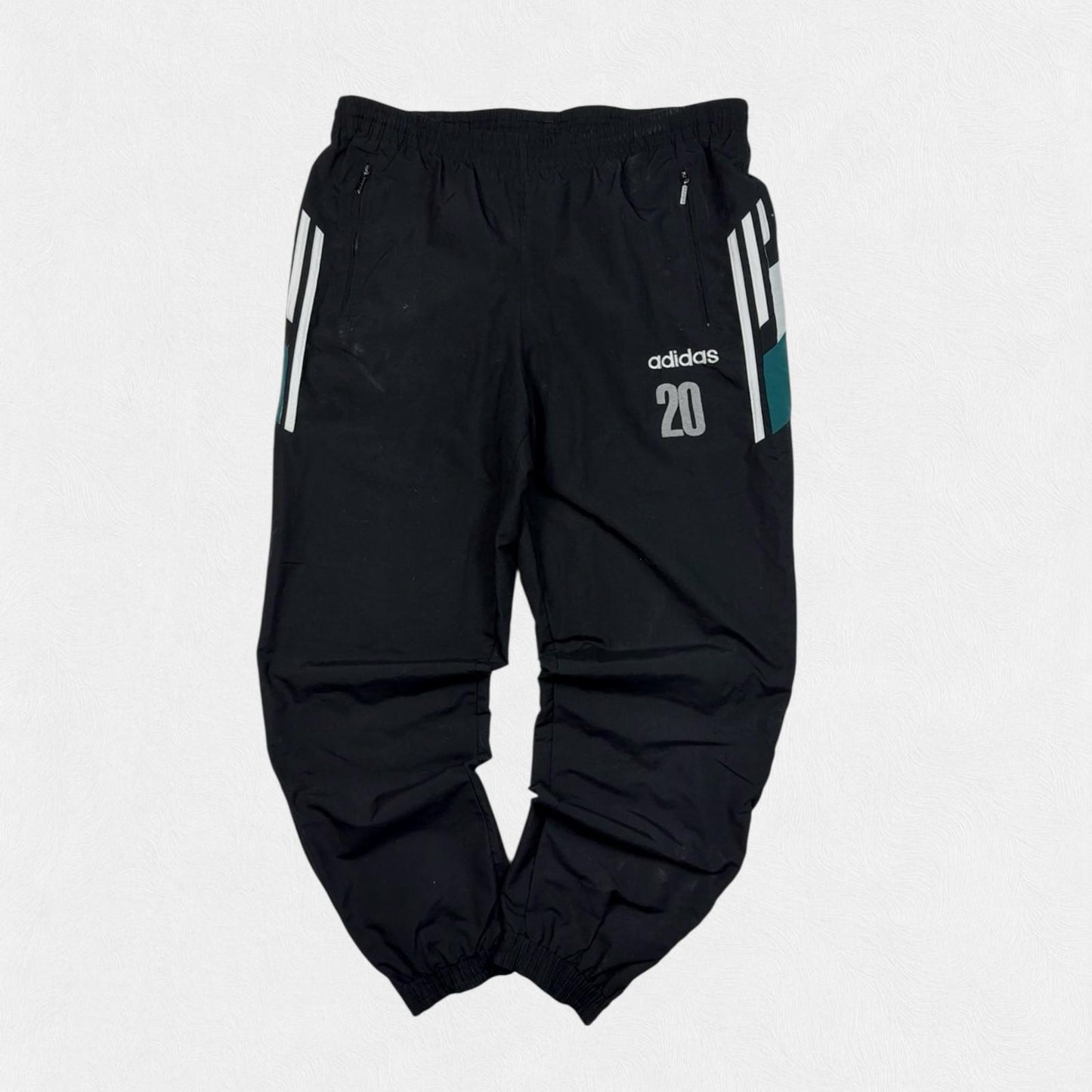 Vintage 90s adidas originals baggy track pants (L)