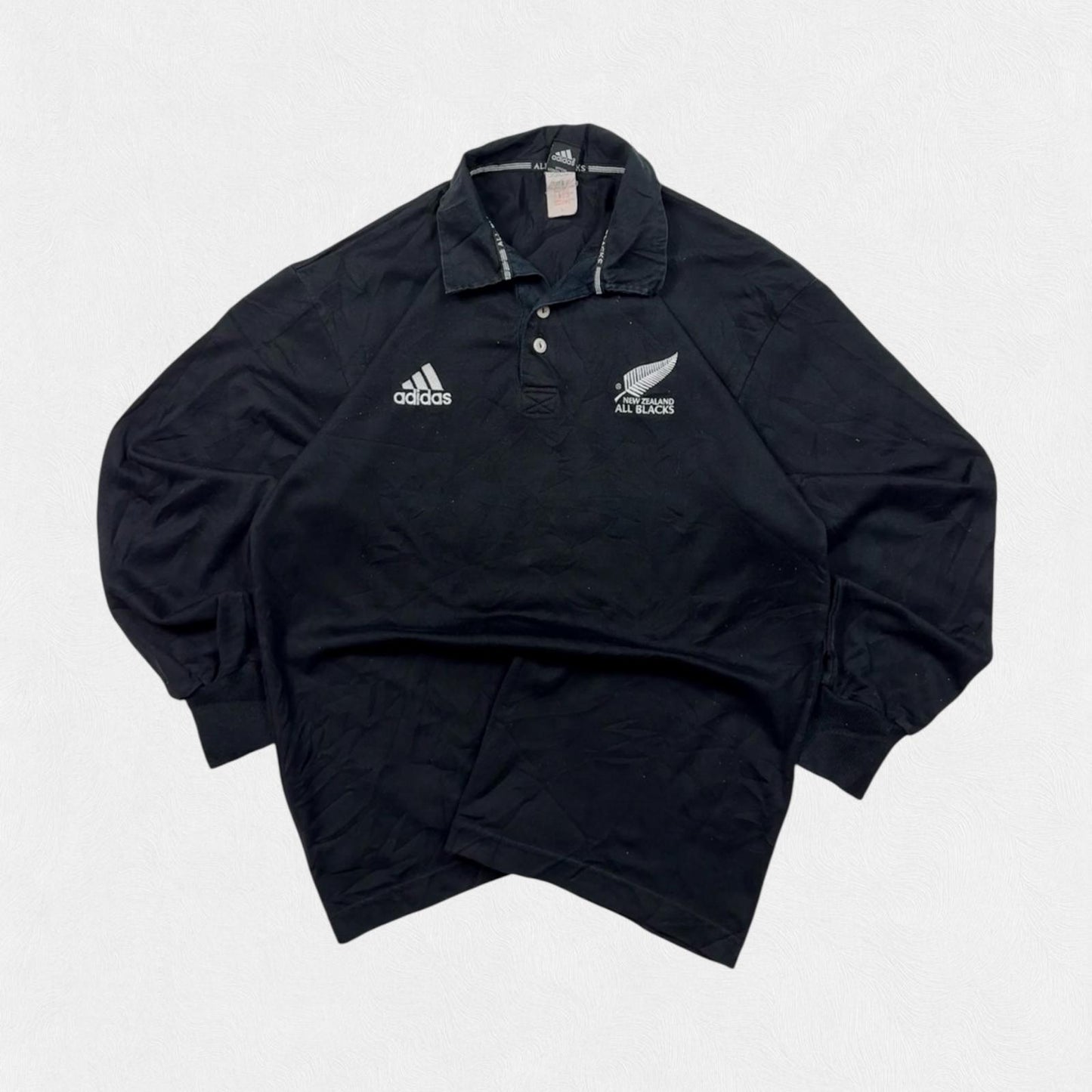 Vintage New Zealand 2001/02 Adidas rugby shirt (L)