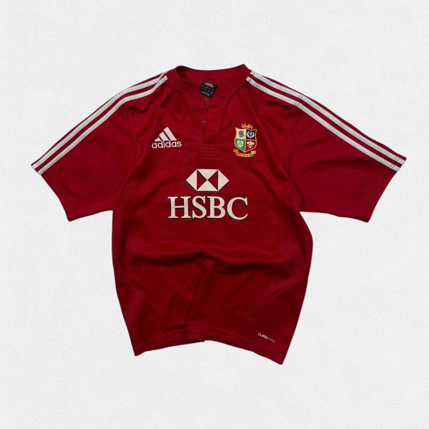 Vintage British & Irish Lions tour Adidas rugby union shirt (S)