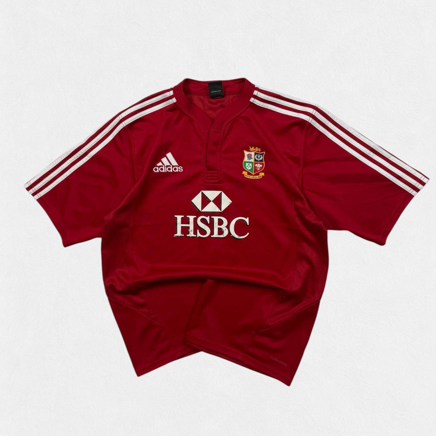 Vintage Lions 2009 tour Adidas rugby union shirt (L)