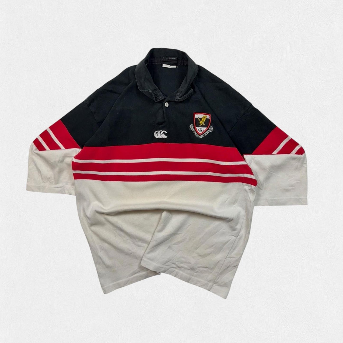 Vintage 90s Dubai Exiles Canterbury rugby shirt (L)