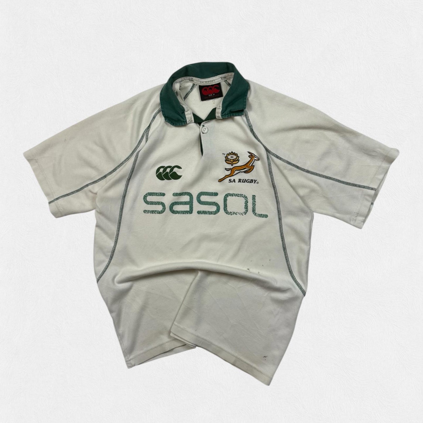 Vintage South Africa 2005-07 Canterbury techtex rugby shirt (M)