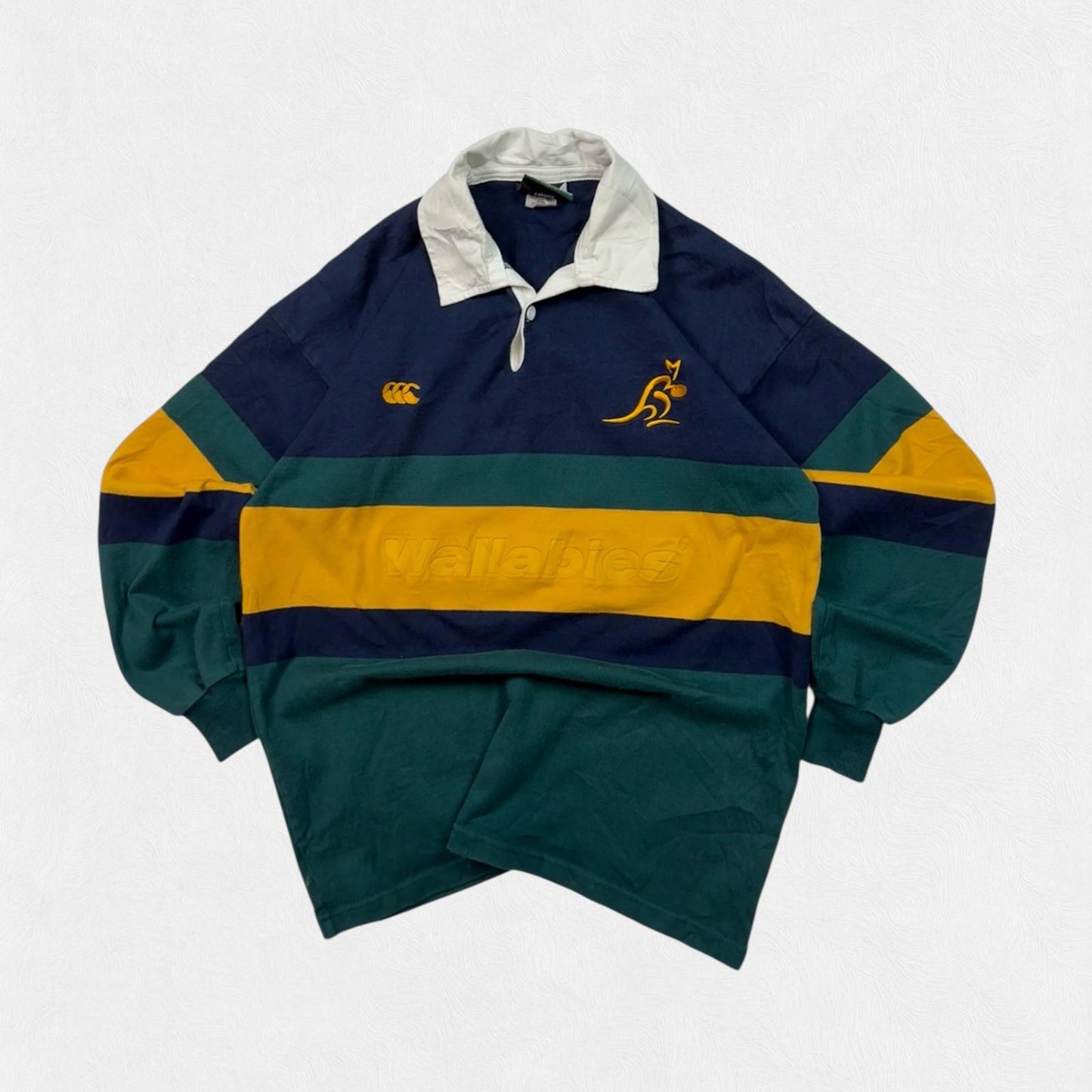 Vintage Australia 2001/02 Canterbury supporters rugby union shirt (L)