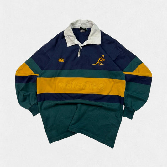 Vintage Australia 2001/02 Canterbury supporters rugby union shirt (L)