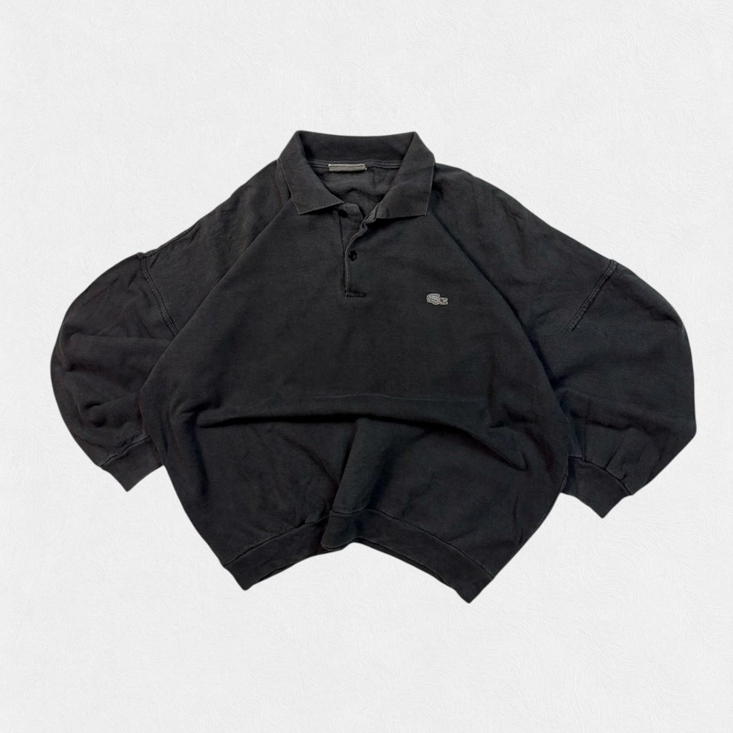 Vintage 90s Lacoste collared sweatshirt (M)