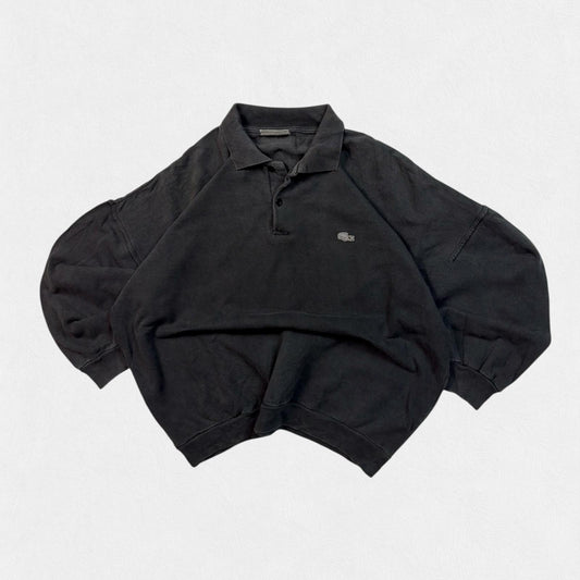 Vintage 90s Lacoste collared sweatshirt (M)