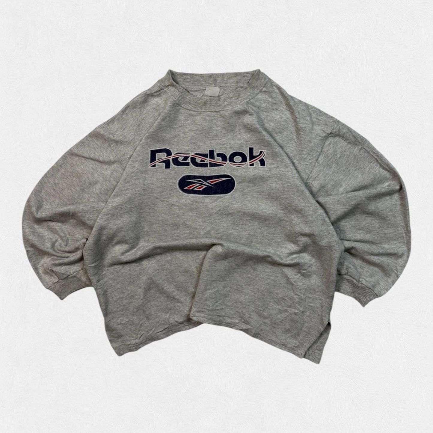 Vintage 80s Reebok spell out sweatshirt (M)