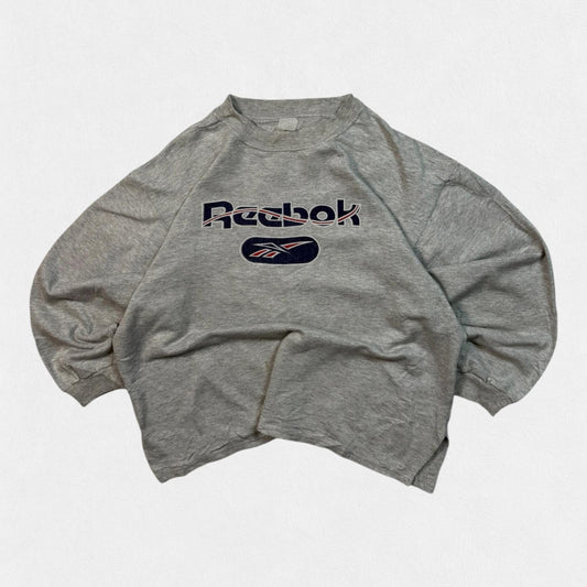 Vintage 80s Reebok spell out sweatshirt (M)