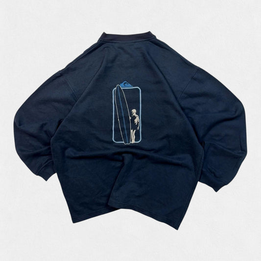 Vintage Y2K Quiksilver surfing sweatshirt (L)