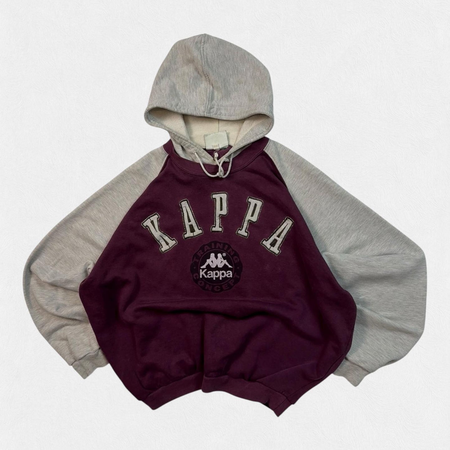 Vintage 90s Kappa spell out hoodie (L)
