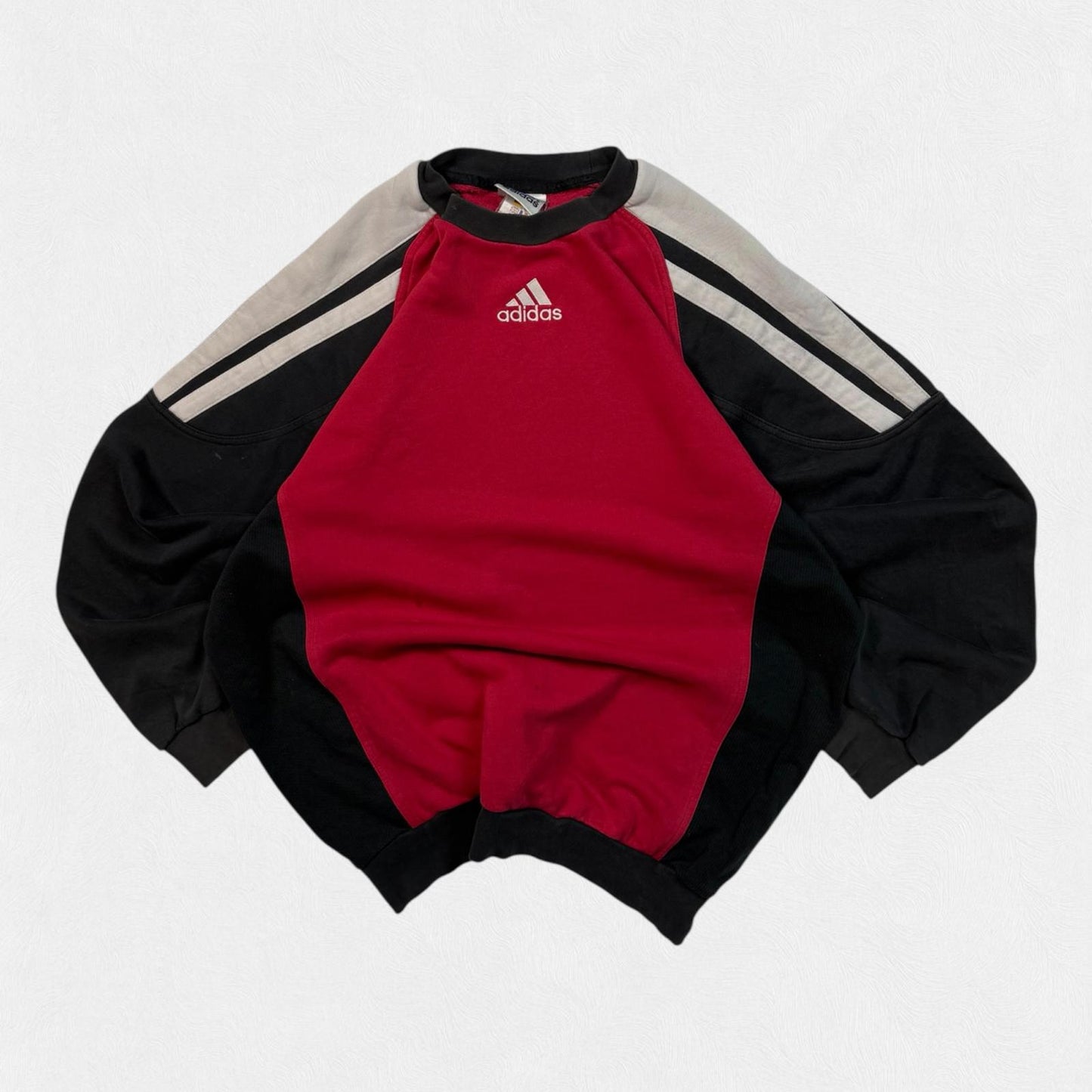 Vintage 90s adidas colour block sweatshirt (L)