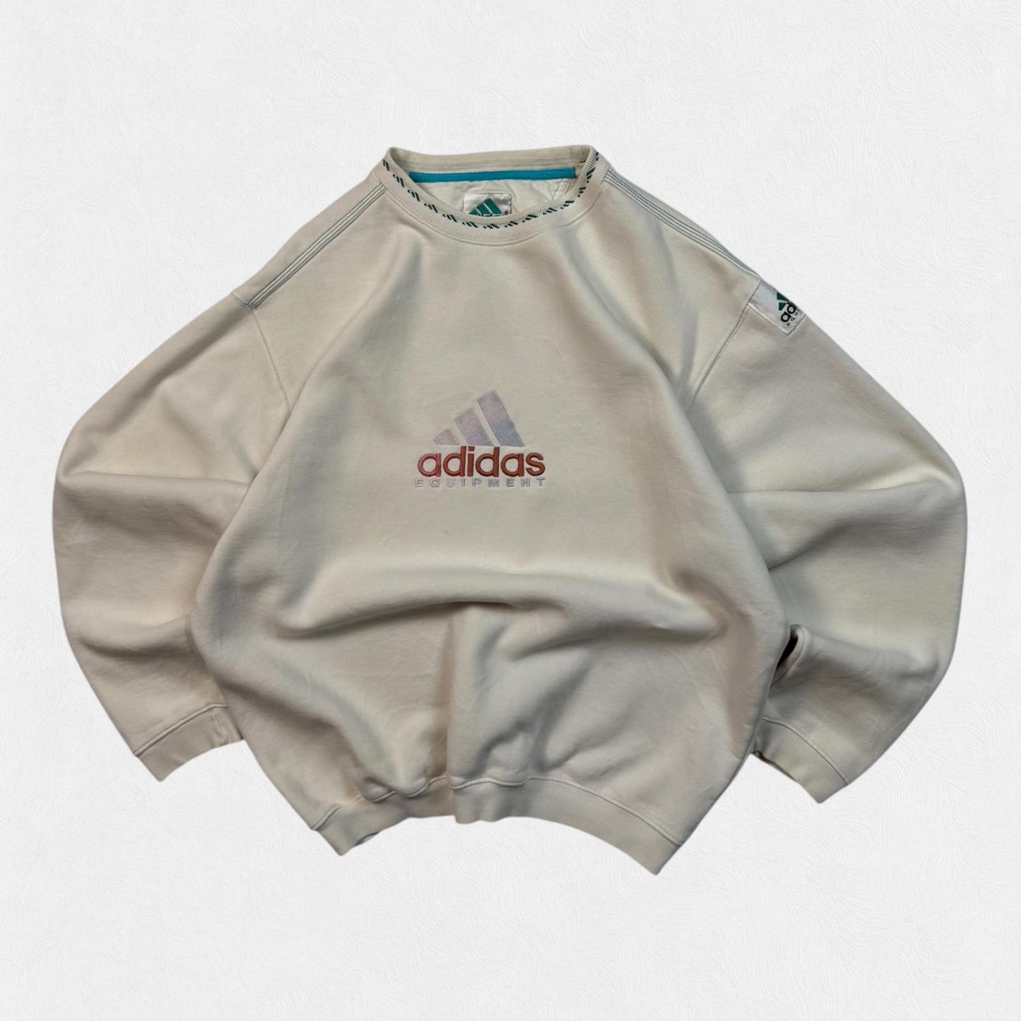 Vintage 90s adidas equipment centre logo sweatshirt (M)