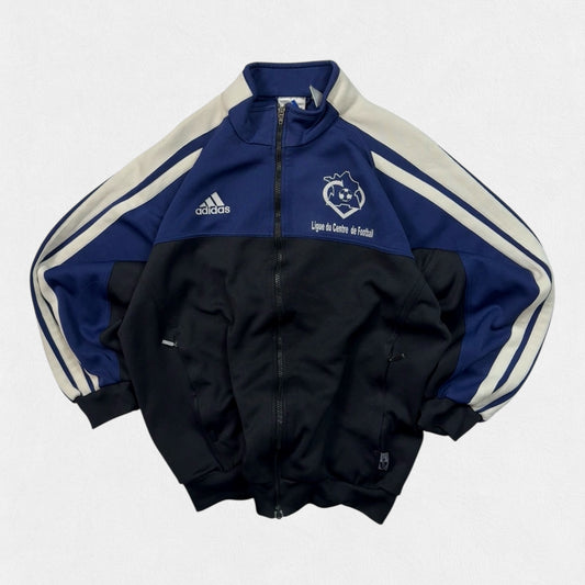 Vintage 90s Adidas football track jacket (L)