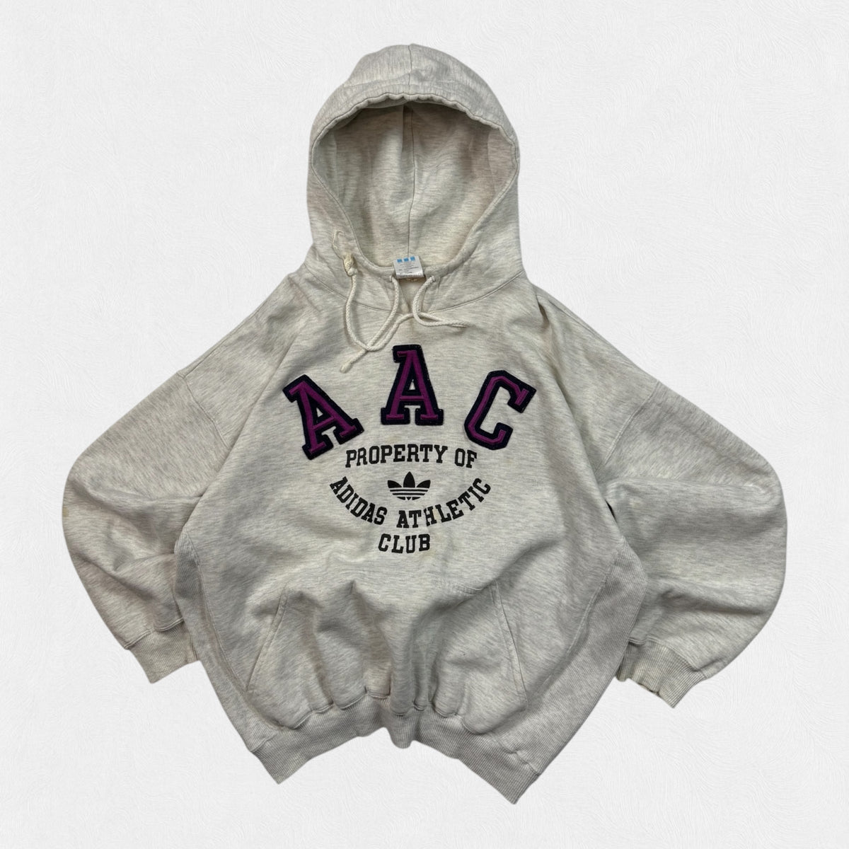 Vintage 90s Adidas athletic club AAC hoodie (M)