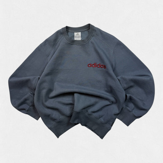 Vintage Adidas spell out sweatshirt (L)