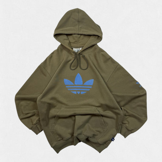 Vintage 90s Adidas originals centre logo hoodie (M)