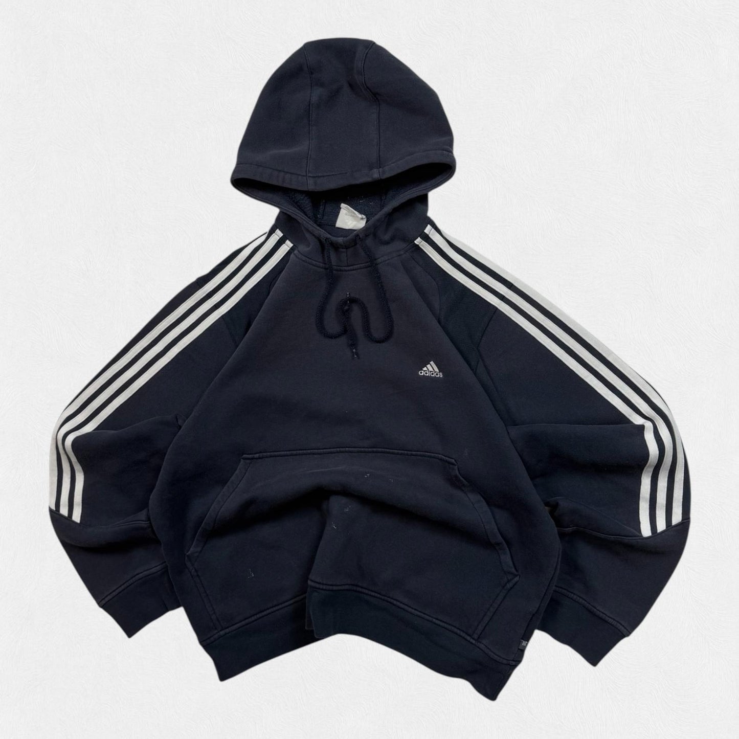 Vintage Adidas small logo hoodie (L)