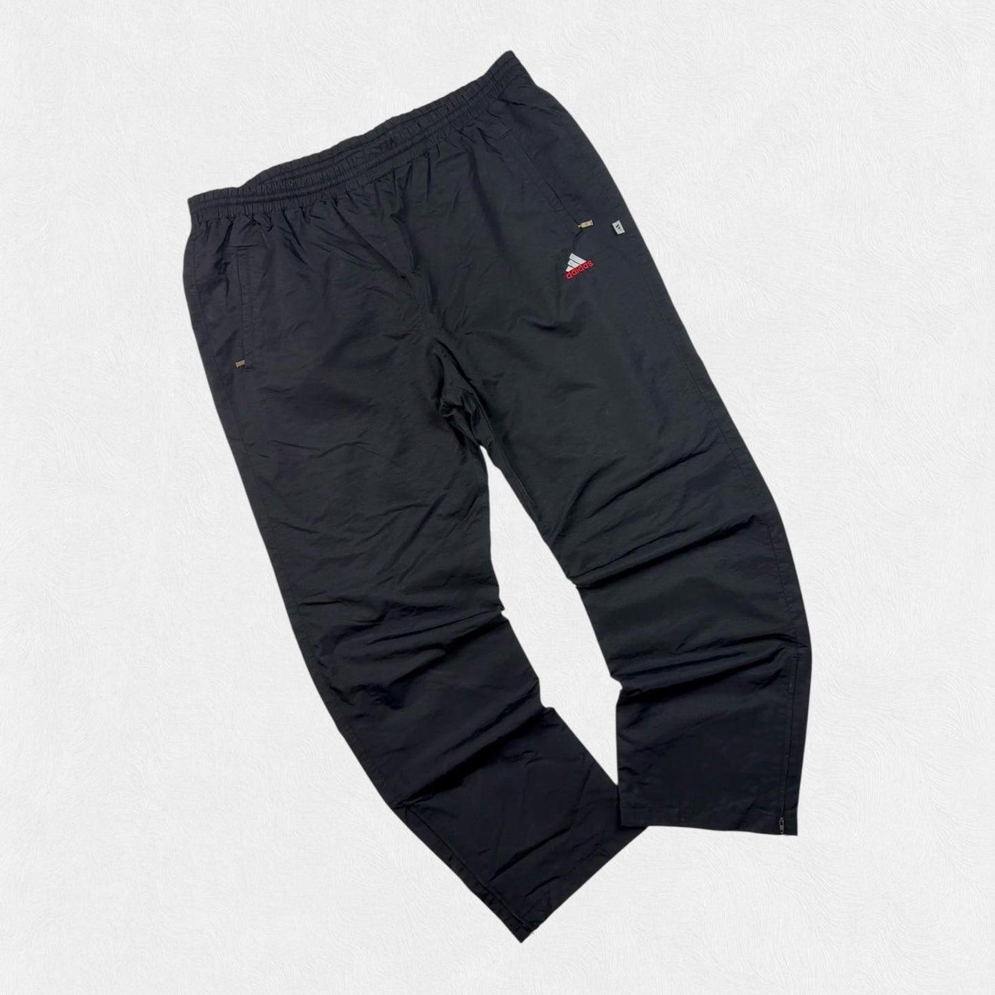 Vintage 90s Adidas small logo baggy track pants (XL)