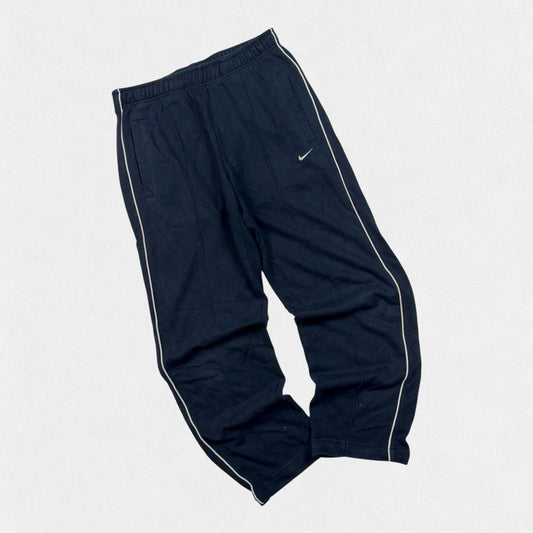 Vintage Nike side stripe baggy joggers (S)