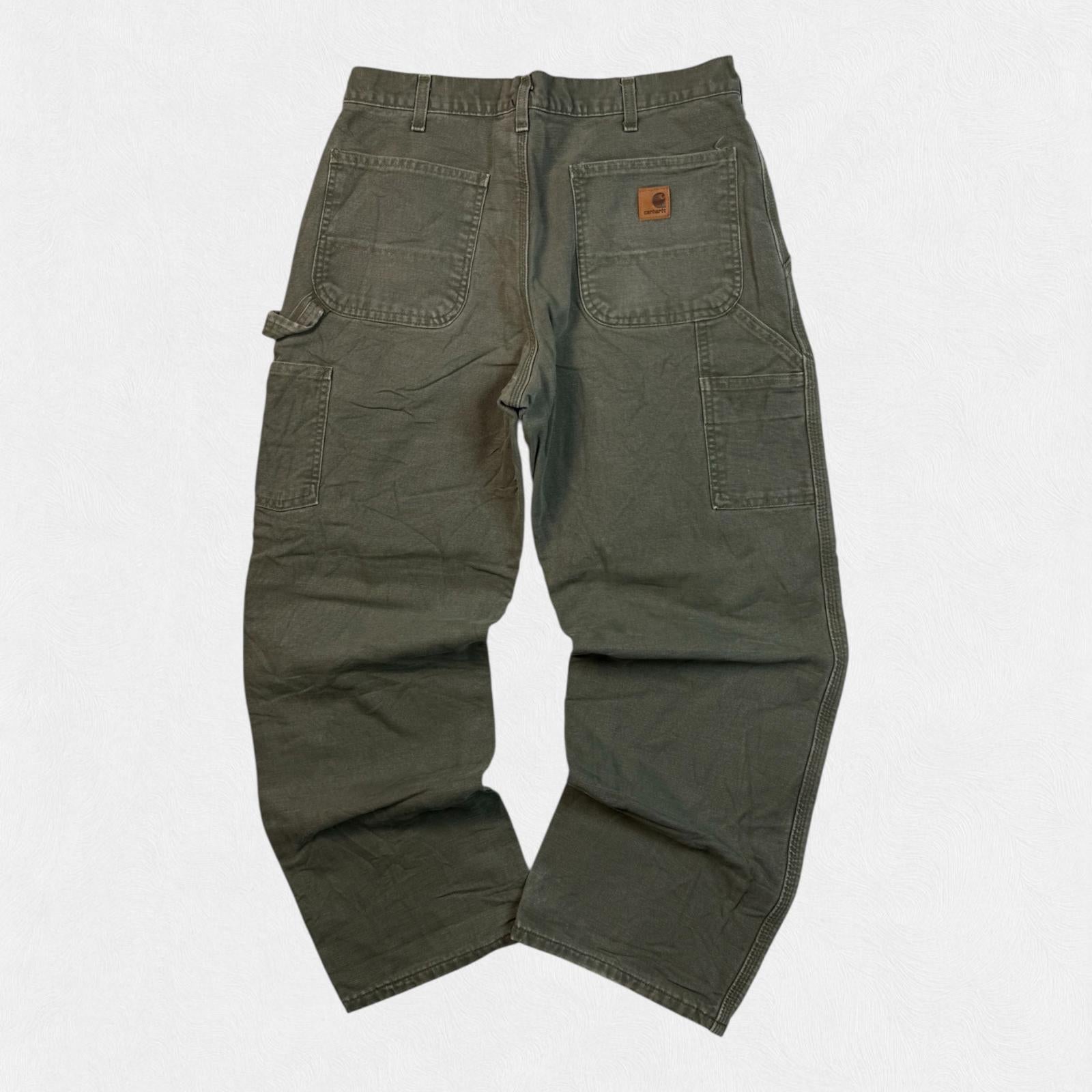 Carhartt fleece lined baggy carpenter pants (W33)